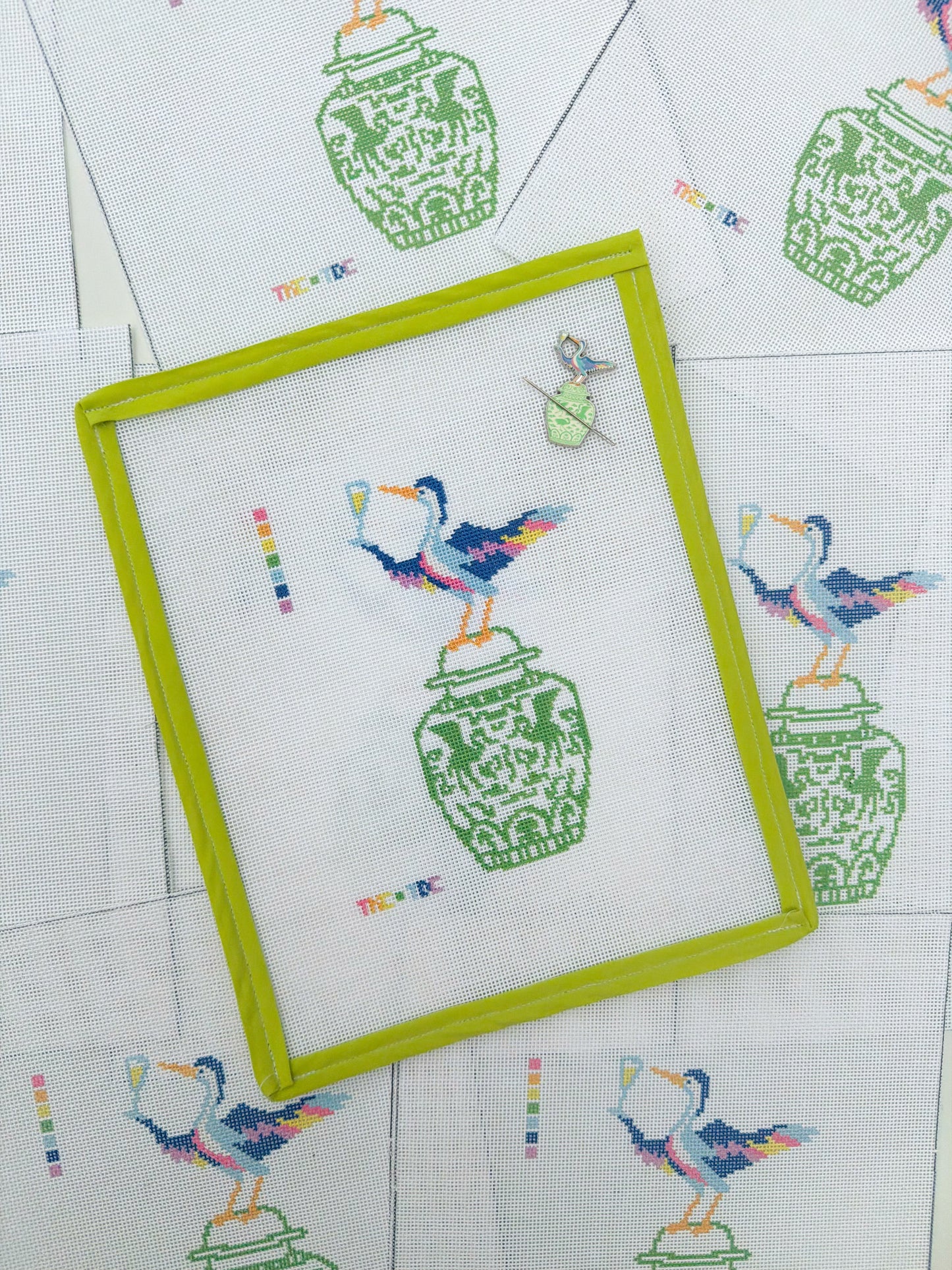 Bam Bird Needlepoint Canvas