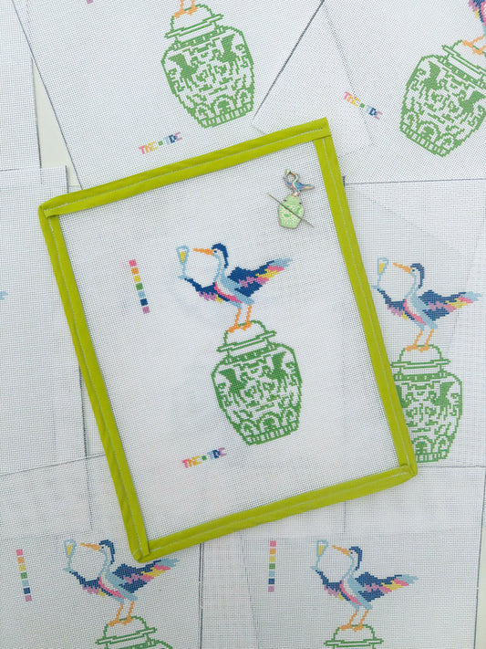 Bam Bird Needlepoint Canvas