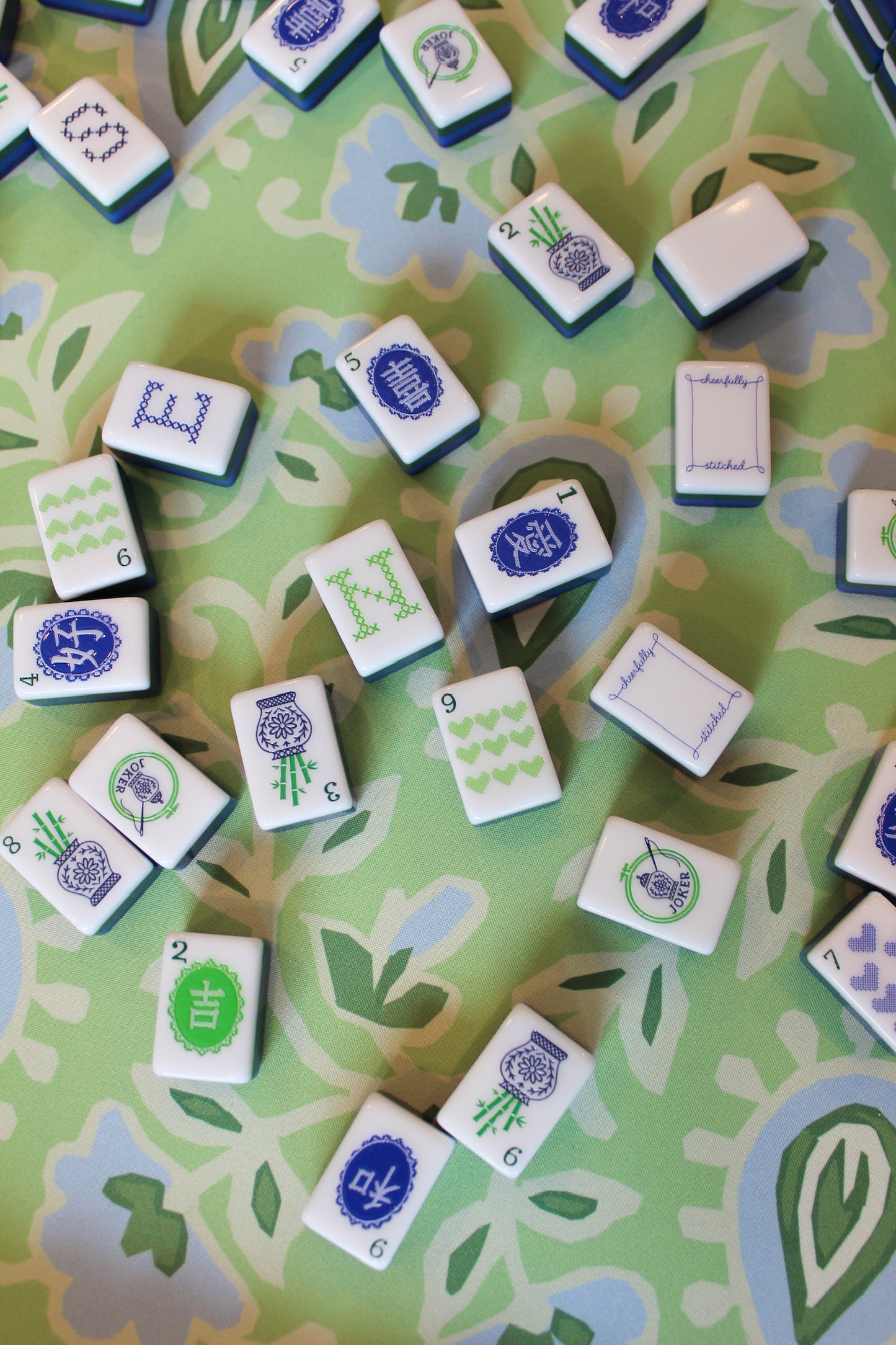 SEPTEMBER PRE-ORDER: The Cheerfully Stitched Mahjong Tiles