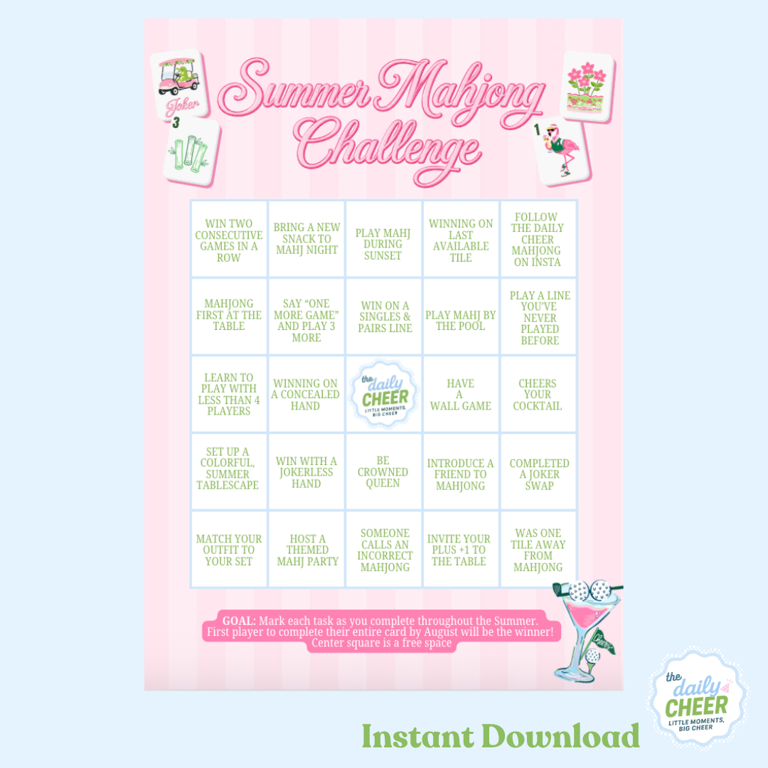 Summer Mahjong Challenge Card