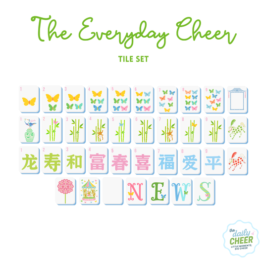 PRE-ORDER: The Everyday Cheer Mahjong Tiles