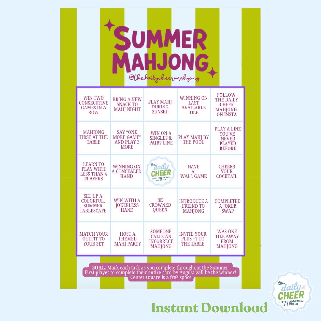 Summer Mahjong Challenge Card