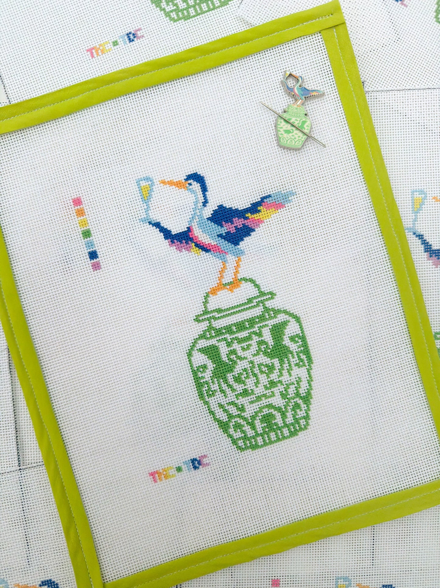 Bam Bird Needlepoint Canvas