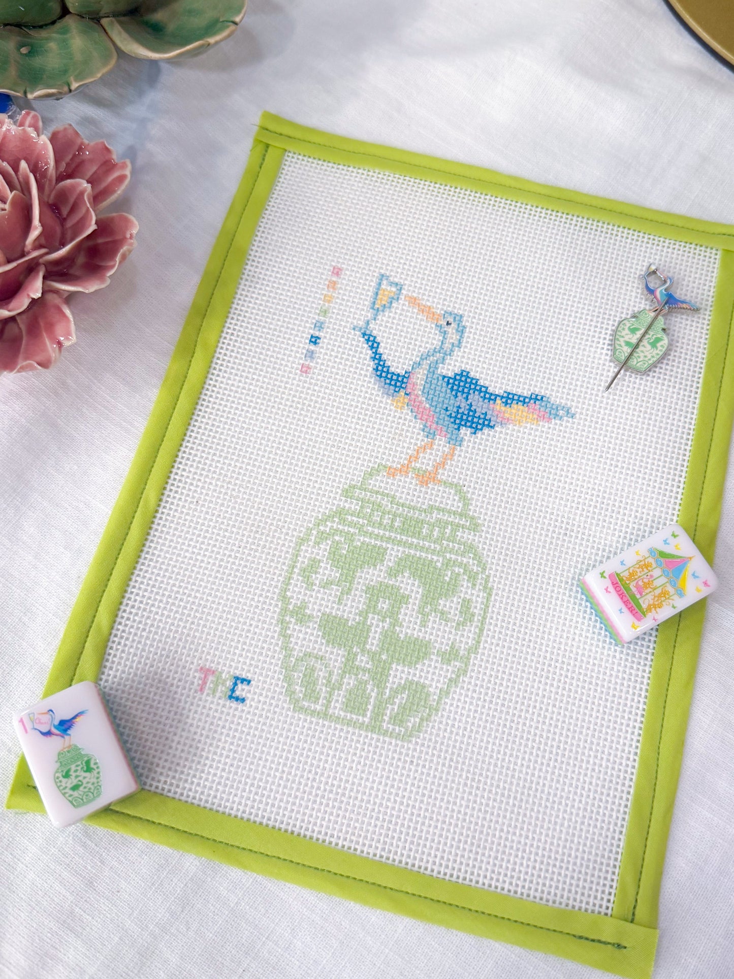 Bam Bird Needlepoint Canvas