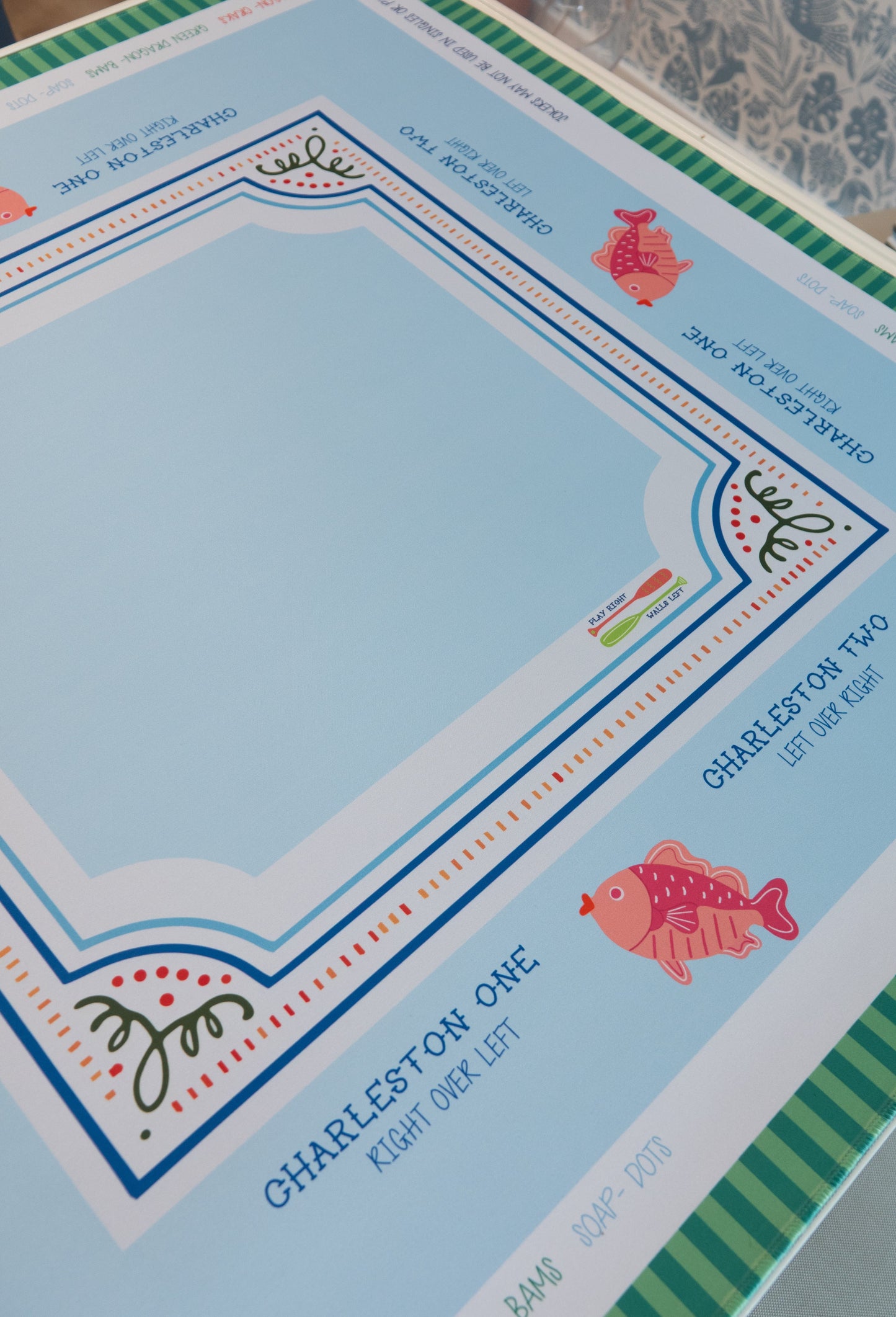 PRE-ORDER: Sip, Splash, Cheer Mahjong Mat
