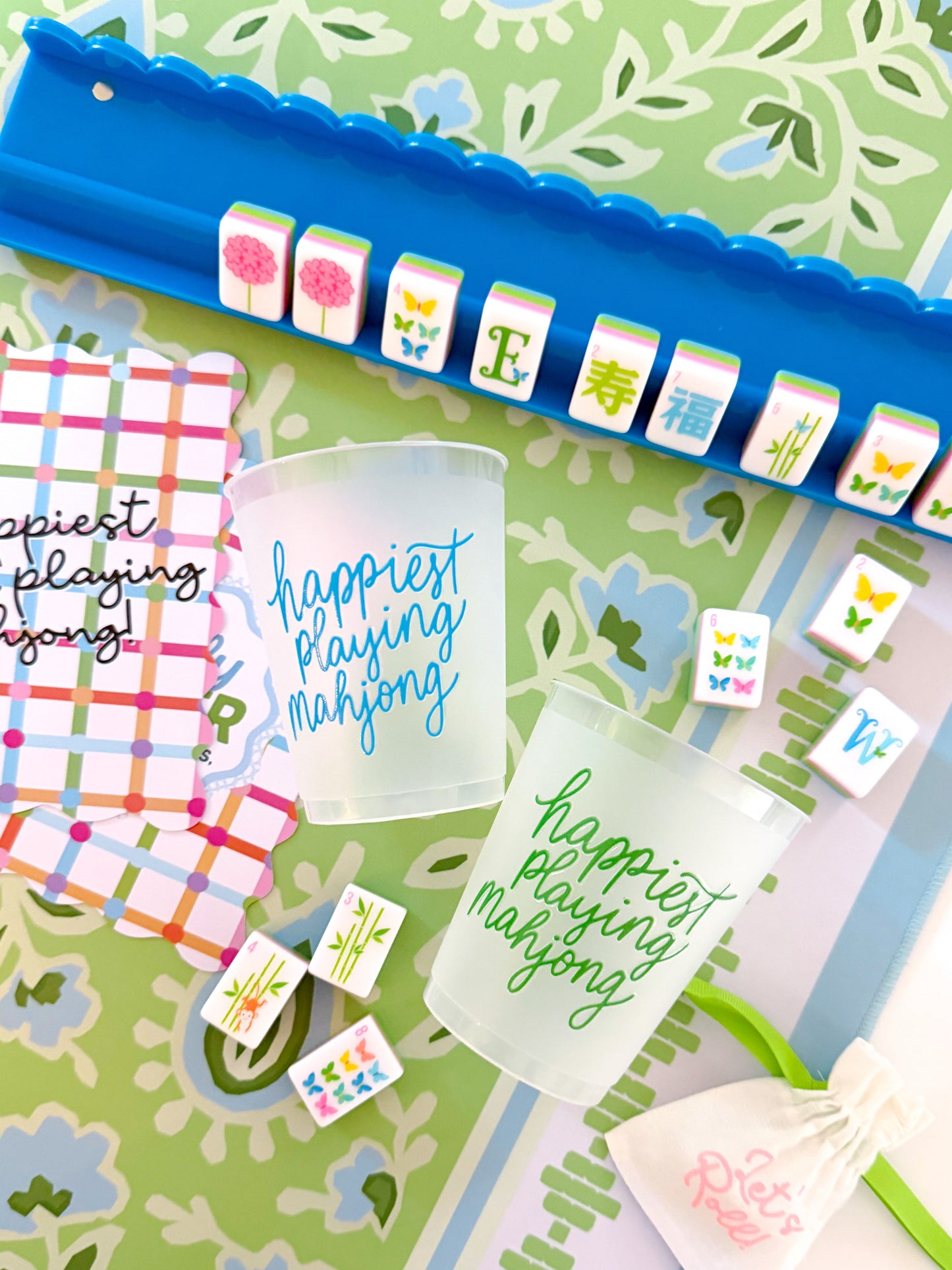 Happiest playing mahjong Shatterproof Cups
