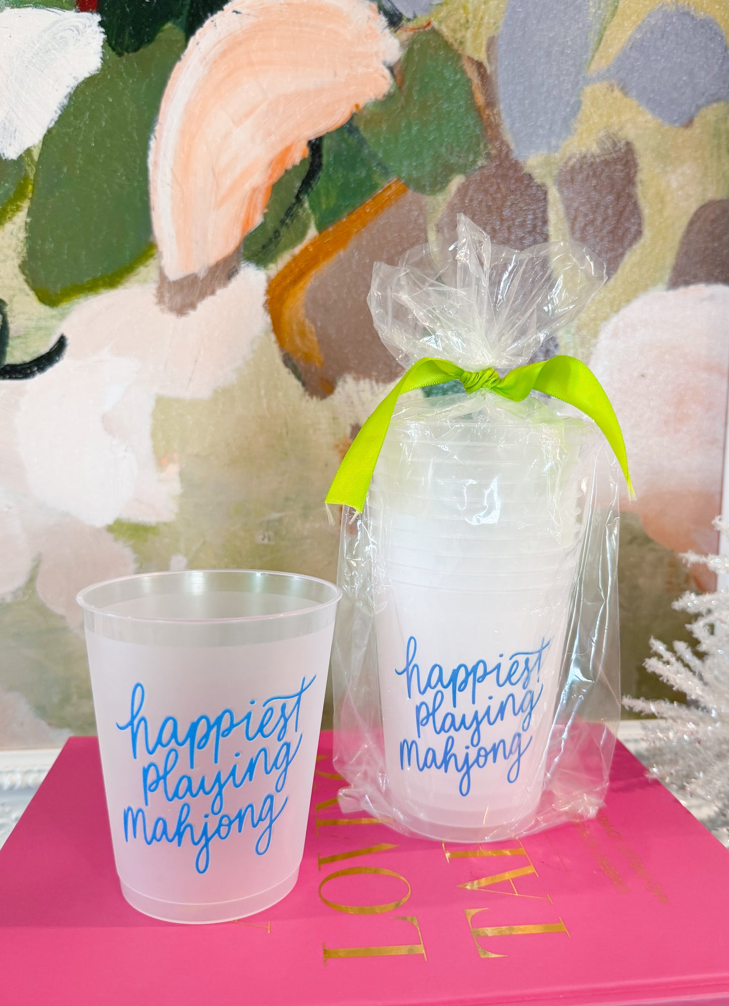 Happiest playing mahjong Shatterproof Cups
