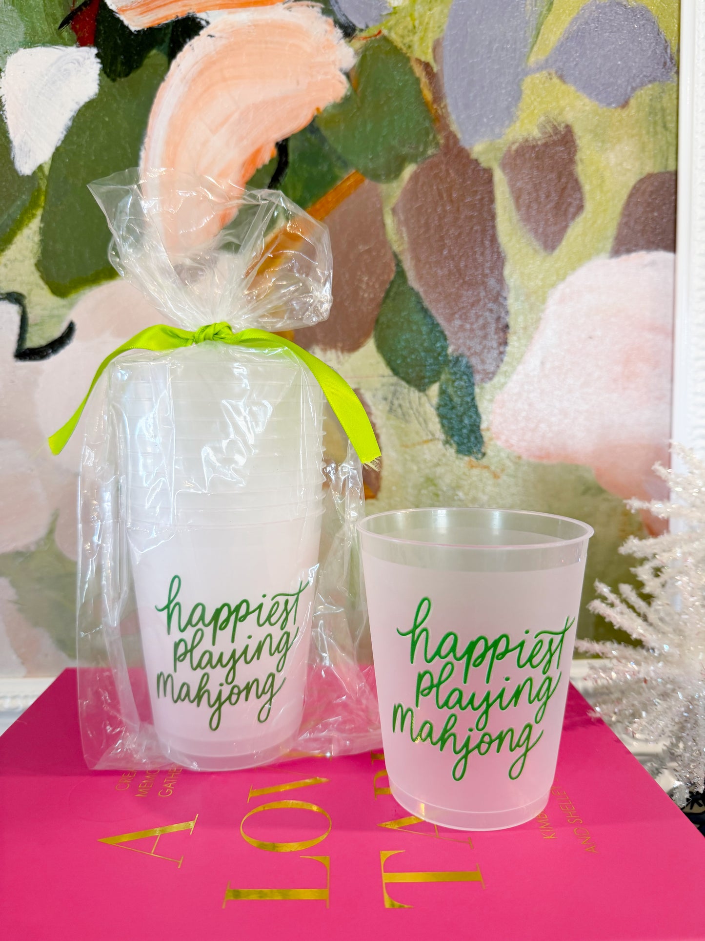 Happiest playing mahjong Shatterproof Cups