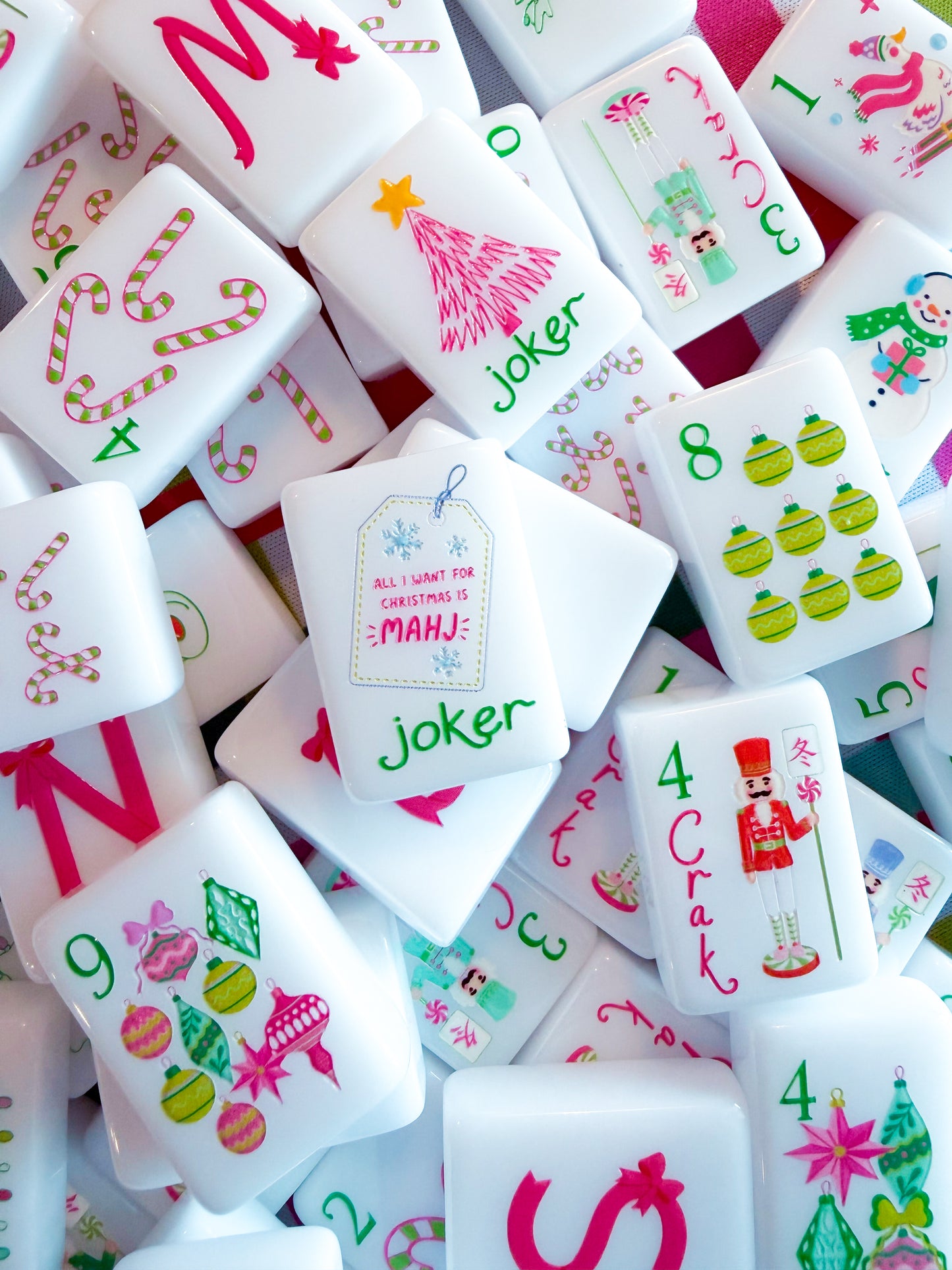 OCTOBER PRE-ORDER: Merry Mahj Tiles