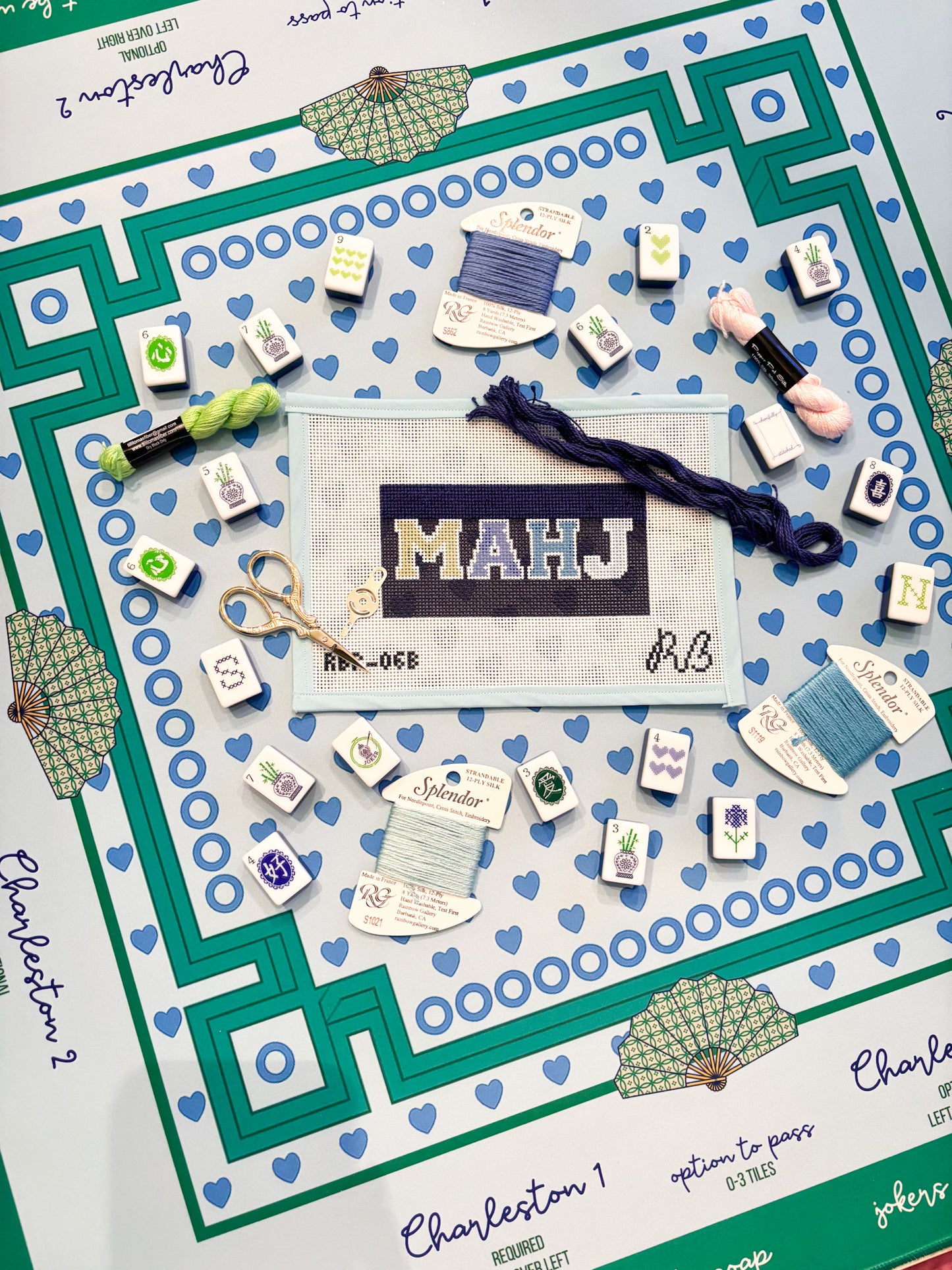 SEPTEMBER PRE-ORDER: The Cheerfully Stitched Mahjong Tiles