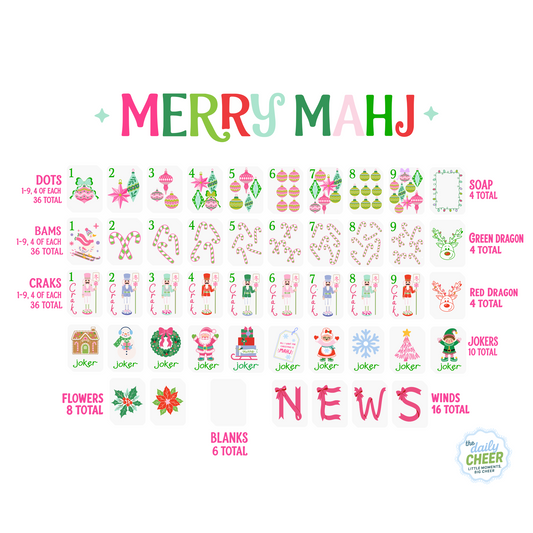 OCTOBER PRE-ORDER: Merry Mahj Tiles