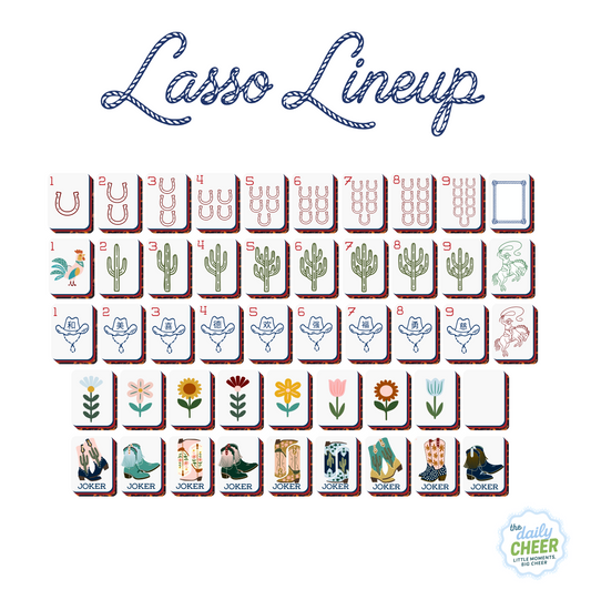 PRE-ORDER: The Lasso Lineup Mahjong Tiles