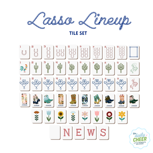 PRE-ORDER: The Lasso Lineup Mahjong Tiles